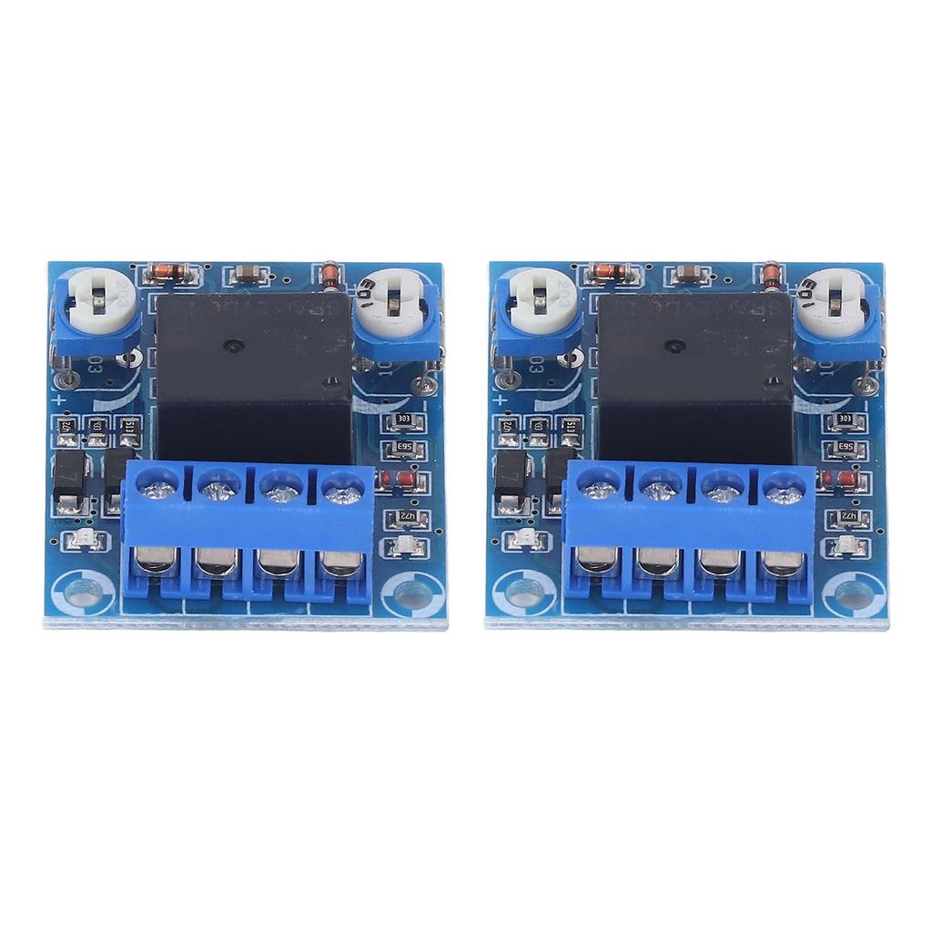 2PCS 12V Battery Undervoltage Control Board Power Off Protection Switch Module Knob Adjustment