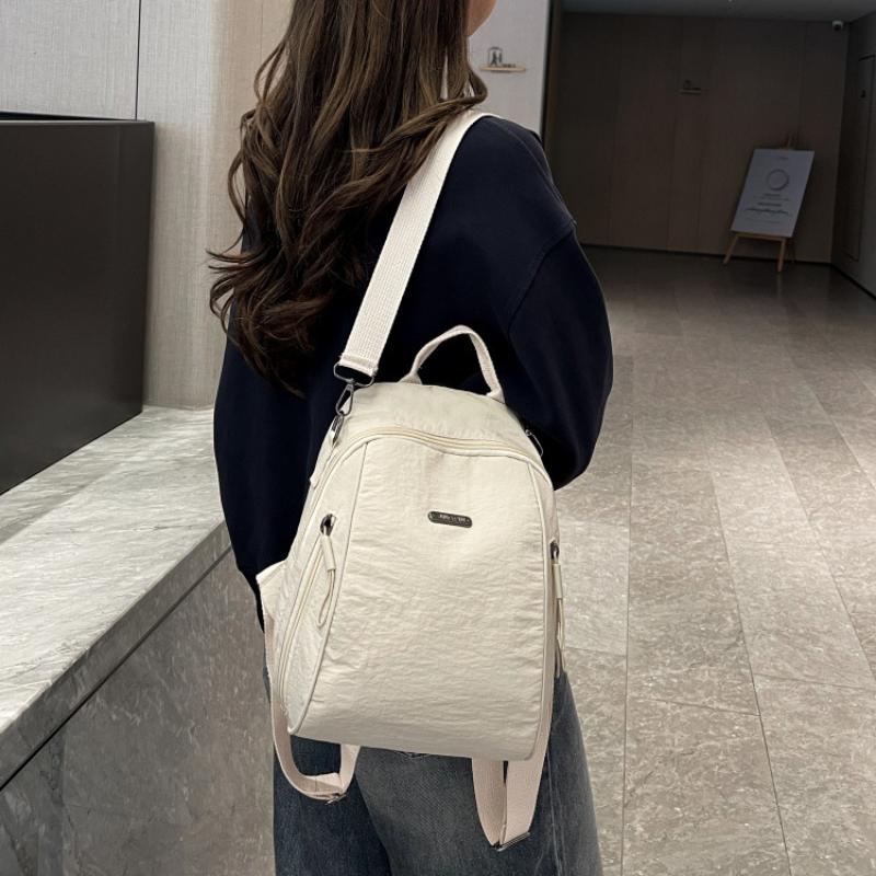 Korean Casual Lightweight Women Backpack Large Capacity for Daily Commuting Short Trip Weekend Getaway School