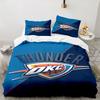 Thunder Basketball Team Bedding Set 3pcs, High Quality Bedding Set Including 1pc Duvet Cover And 2pcs Pillowcases for Bedroom, Dormitory Gift