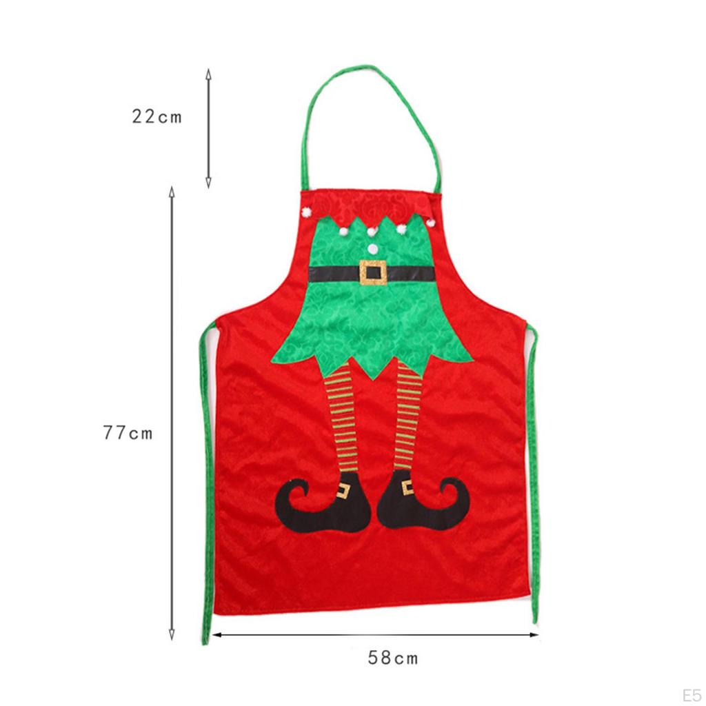 Christmas Apron Cooking Apron, Bib Kitchen Xmas Supplies for home use