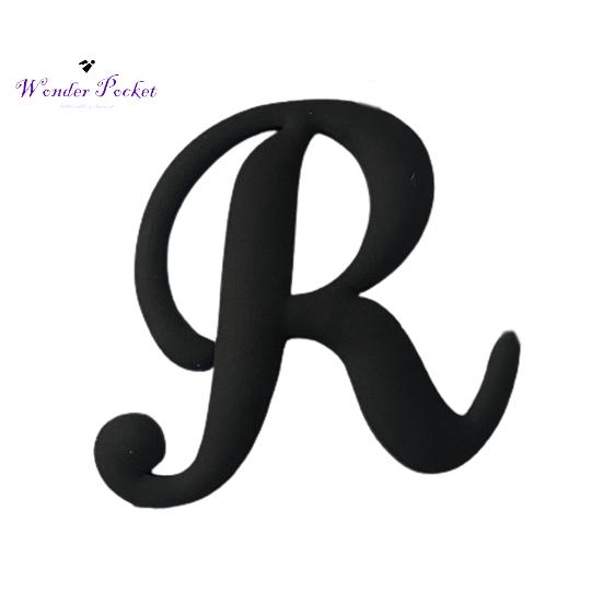 Englischer Buchstabe Tasche Handtasche Loch Charm Strandtasche Dekoration Weiches EVA AZ Alphabet Buchstabe DIY