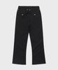 THEVINYLHOUSE Western Boots Cut Pants Black