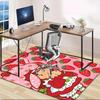 1pc Strawberry Princess2 Design Area Rug - Non-Slip, Soft & Cozy Floor Mat for Living Room, Bedroom, Office - Indoor/Outdoor Decorative Carpet