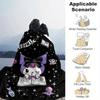 1pc. Cute Kuromi Cat Blanket - Perfect for Home, Office, Outdoor Use & G