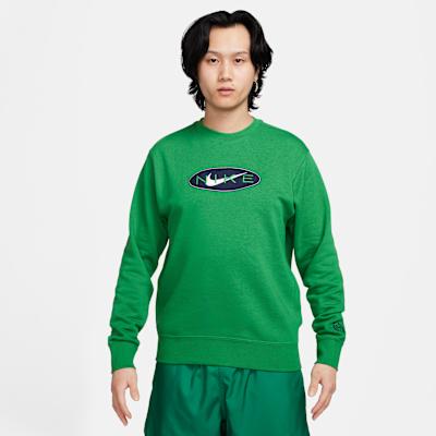 Nike Sweatshirts Men s Green Crew Neck Moderate Other M