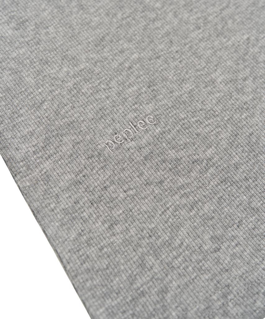 Pepeulli Button Henley Neck Sleeveless Top (Grey)