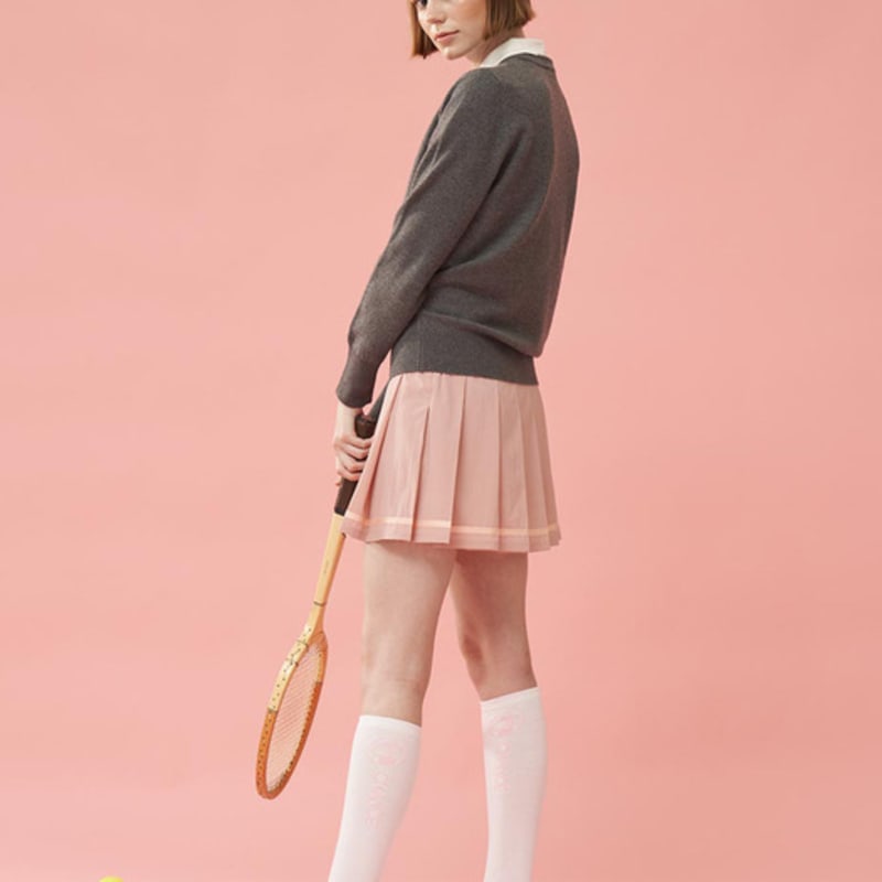 Hotel SAINT TROPEZ WHITE BONNE CHANCE MICCA KNEE SOCKS