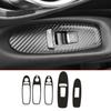 18pcs Black Carbon Fiber 3D Sticker Interior Decoration Trim Cover Creative for Infiniti Q50 2014-2019 Car Tuning Accessories