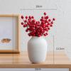 Artificial Fruits Ceramic Vase Home Desktop Planters Decoration Chinese Year Ornaments for