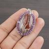 Natural Red Bloodstone Gemstone 925 Sterling Silver Jewelry  Pendant 1.57" AJP-2036