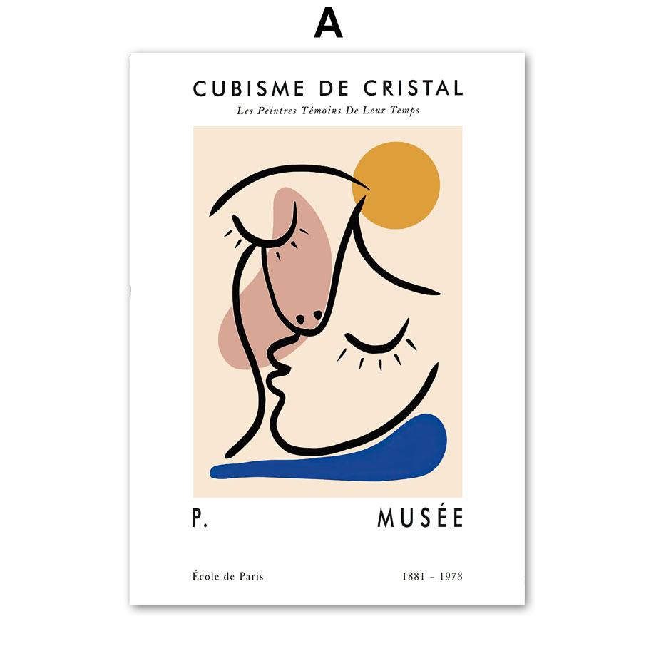 Abstrakcyjne Linie Oczu Twarz Minimalistyczne Nordyckie Plakaty I Grafiki Sztuka Ścienna Obrazy Na Płótnie Do Salonu Dekoracja Domu