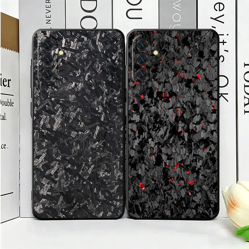 Carbon Fiber Cool Pattern Soft Phone Case for Samsung A17 A37 A57 A16 A26 A36 A56 A15 A25 A35 A55 A14 A24 A34 A54 A13 A23 A33 A5