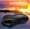 Men's Winter Martin Boots with Velvet Lining - Warm, Casual, High-Top, Round Toe, Large Sizes Available