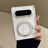Foldable Phone Case With 360 Rotating Stand Mate X7 Find N6 Puraxmax Compatible Transparent Dual-Hinge Design