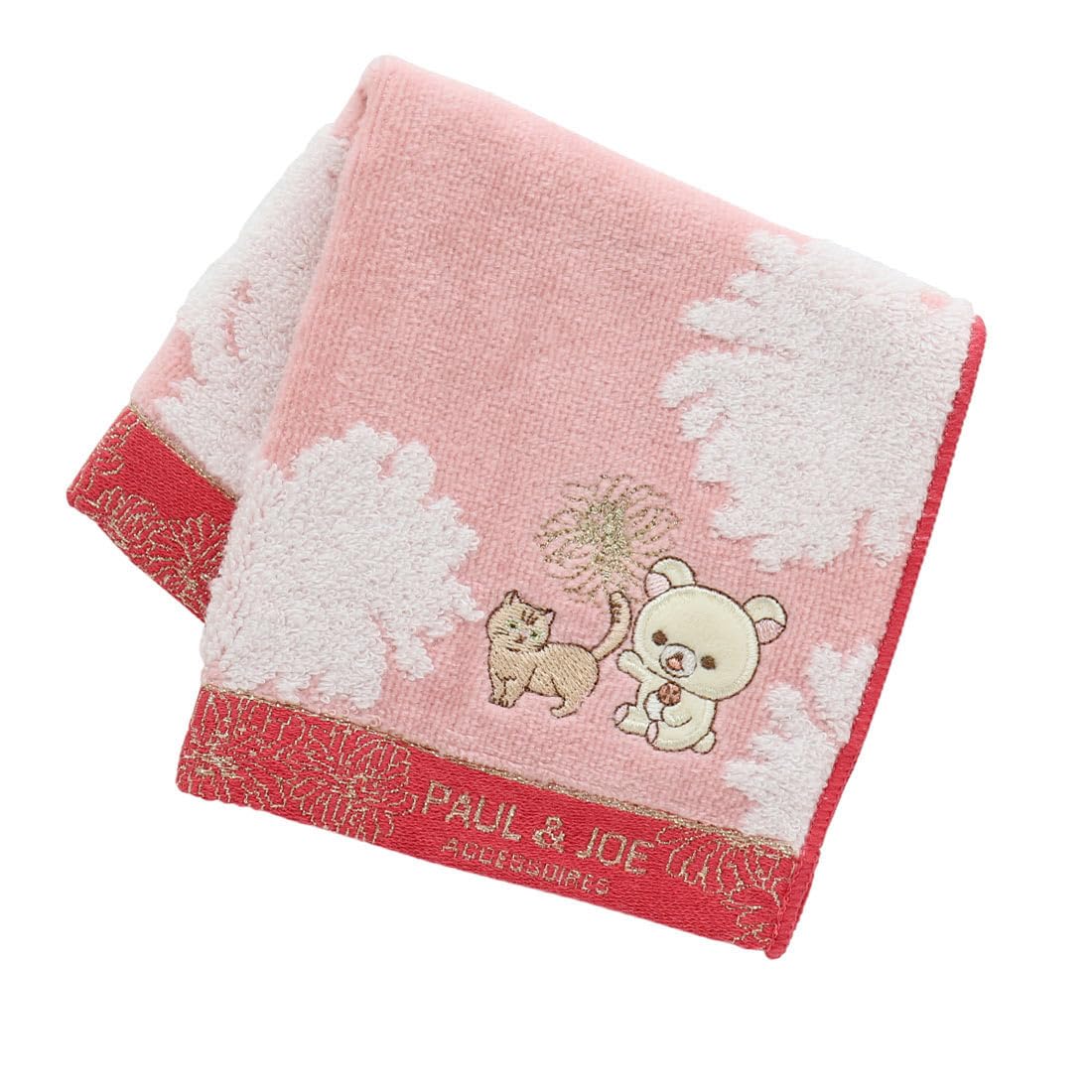 

JOE Paul Joe x Rilakkuma Towel Nunet Korilakkuma Hand [PAUL & ACCESSOIRES] & Handkerchief, & (Pink), Women s Towel, Towel, Approx. 25cm, розовый