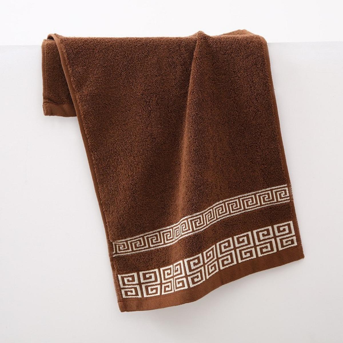 

JOYBLISS 100% Cotton High Quality Luxury Soft Embroidered Beach Strongly Water Absorbent Adult Towels Bathroom 35x75cm(1pcs)