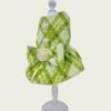 Autumn and Winter Pet Woolen Plaid Bow Dress Cat Winter Coat Woolen Coat Small Dog Teddy Dog Dresses for Small Dogs