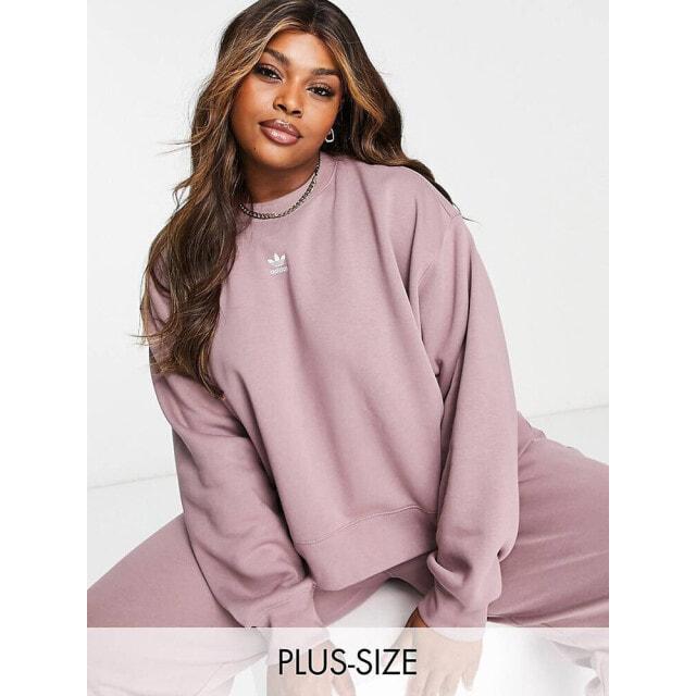 

Лиловая толстовка adidas Originals Plus Essentials
