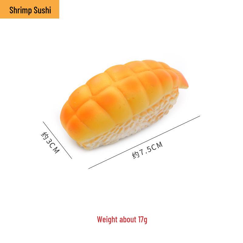 Sushi Shaped Latex Chew & Teething Dog Toy