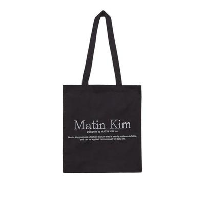 Matin Kim POPPIN EKOLOGICKÁ TAŠKA V ČERNÉ BARVĚ