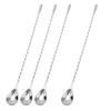 Cocktail Mixing Spoons Long Handle Bar Spoon Bartender Drink Stirrer Barista Mixing Tool for Home Bar Ice Cream Smoothies