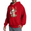 Men's Hooded Sweatshirt, Contrasting Color Sweatshirt, Sports   Casual Jacket