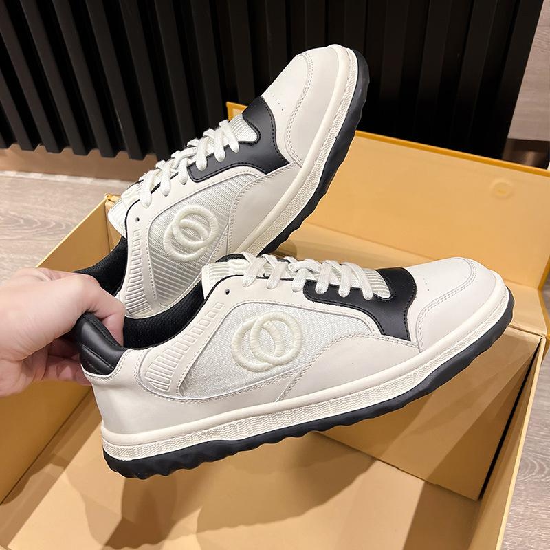 Little white shoes women's new leather breathable versatile board shoes color matching running casual sports shoes tide