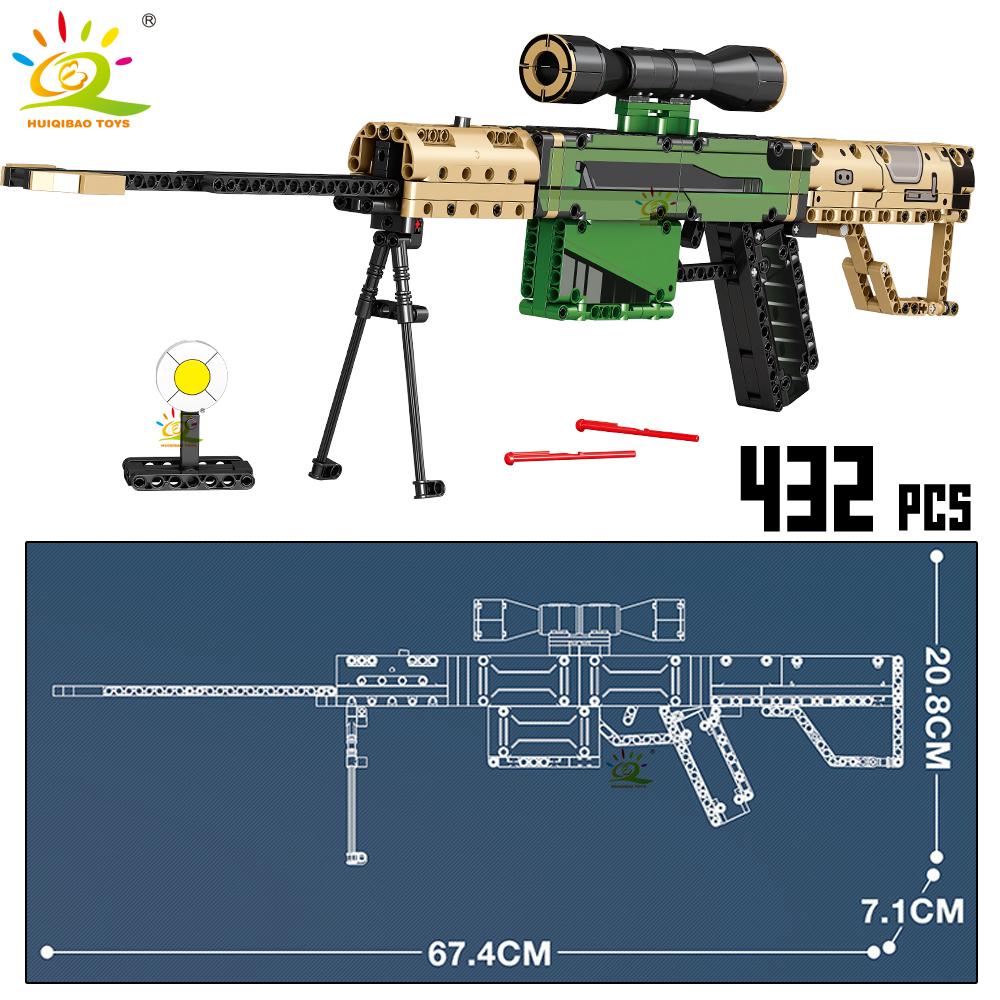 Non-Toxic 98K Ak47 Assault Rifle Model Building Blocks Military Army Weapon Pistol Building Block Imitation Gun Brick Toy For Kid
