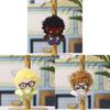 Plush Hairy Doll Keychain With Soft Polyester For Kids And Teens