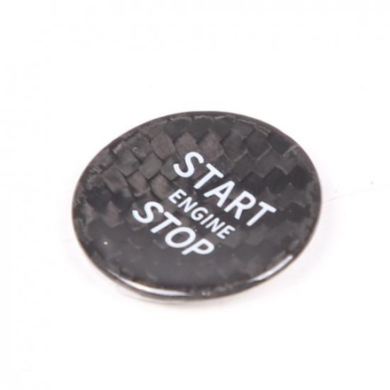 Real Carbon Engine Start/Stop Button Switch Trim Ring For Range Rover Vogue 24+