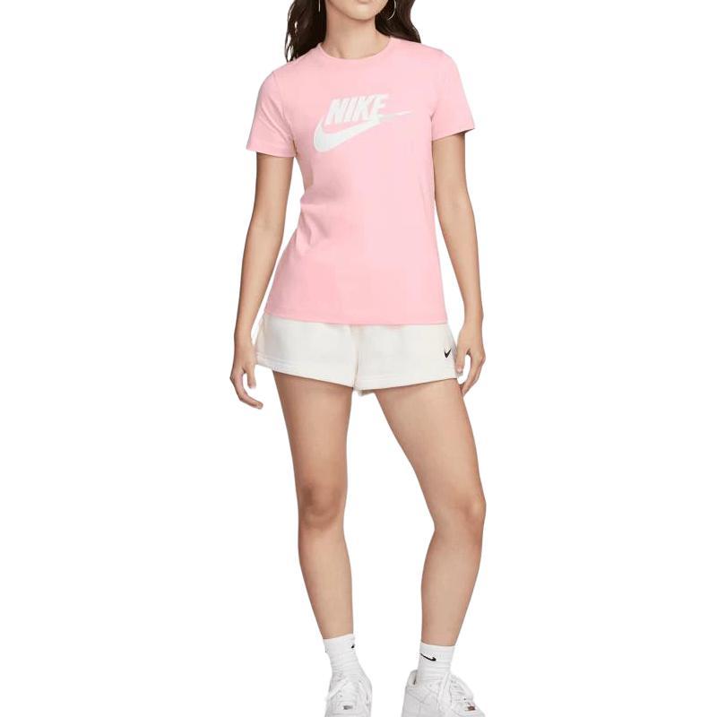 Nike Lifestyle Logo Round Neck Short Sleeve T-Shirt Women Tops DV6095-690
