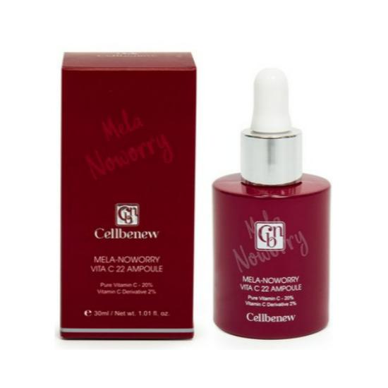 Cellbenew Pure Vitamin C 22% Ampoule Brightening Dark Spot Whitening Serum 30ml