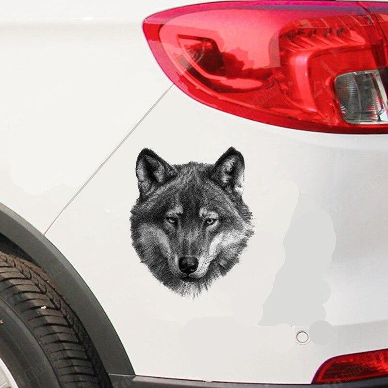 Adesivi Laterali Lupo Coppia Decalcomania Auto Lupo (Coppia) - Adesivo Universale Per Furgoni, Camper, Van Adesivi Volkswagen Golf