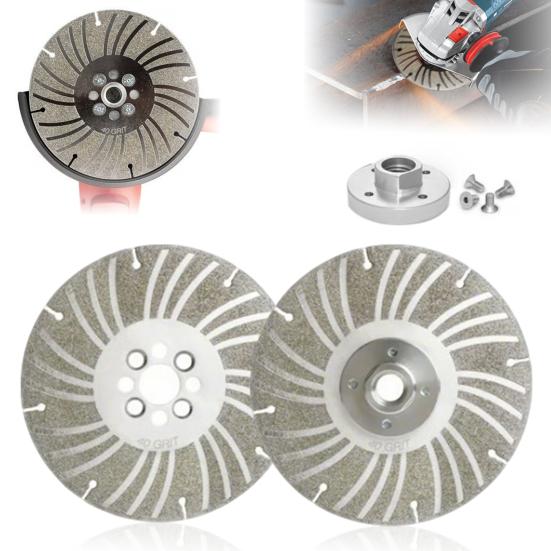 Yousheng 1 Set Grinding Wheel Heavy Duty Carbon Steel 4 1/2 Inch Angle Grinder Cutting Disc Professional Cutoff Wheel Replacement Angle Grinder