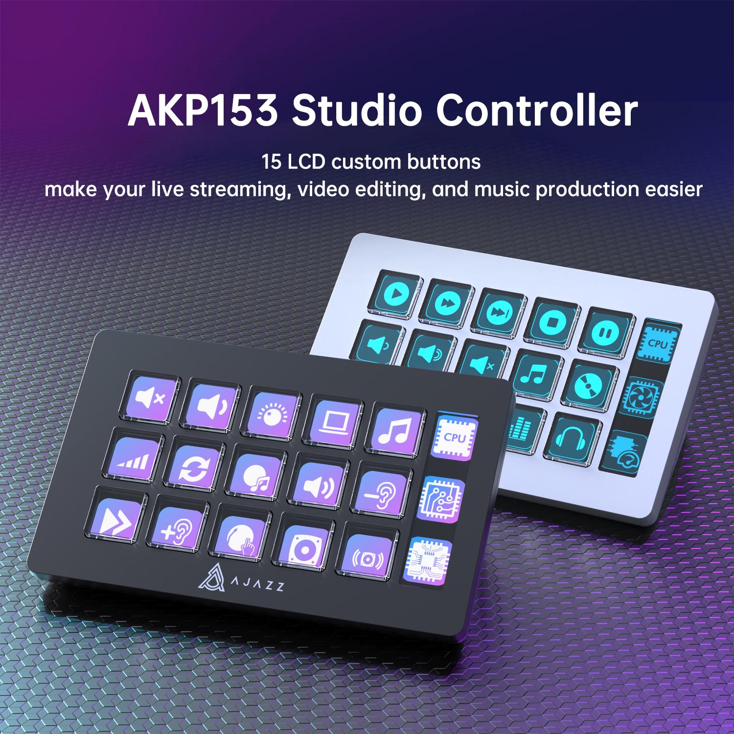 

Ajazz AKP 153E Desktop Centralized Console Зручно і зручно чорний