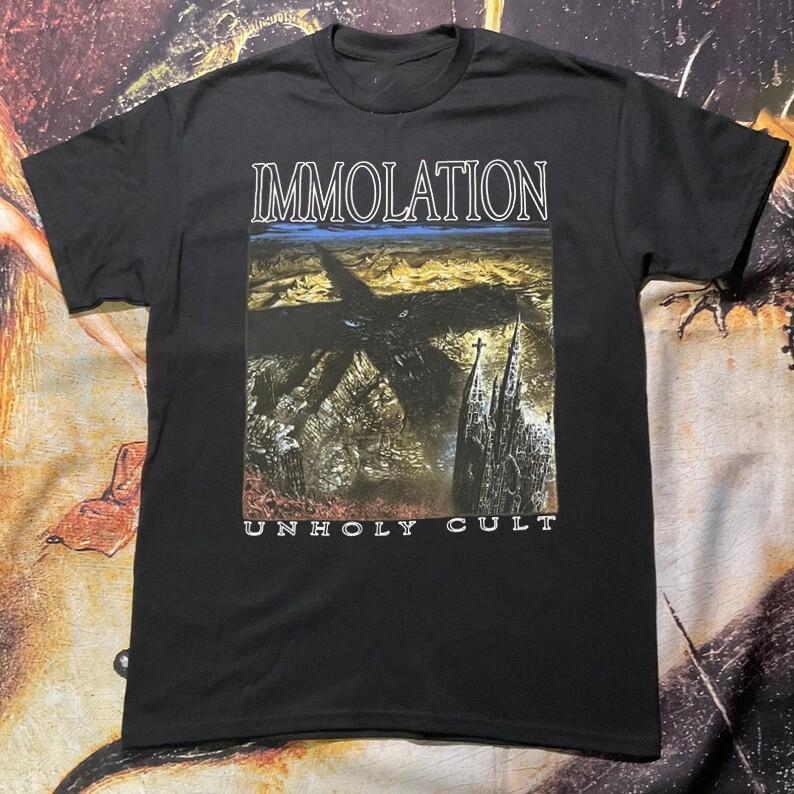 Vintage Immolation Unholy cult Shirt Unisex S to 5XL  AR268 Unisex T-Shirt XXXXL