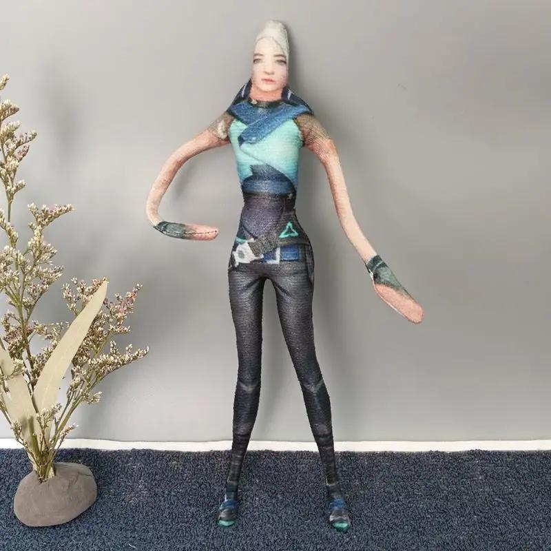 25cm Valorant Action Model Toy Flexible Poseable Character Creative Collection Gift for Fans Desk Decoration