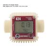Digital Turbine Flow Meter 20BAR High Accuracy LCD Display G1 Male Thread Digital Fuel Flow Meter with 4 Measure Unit