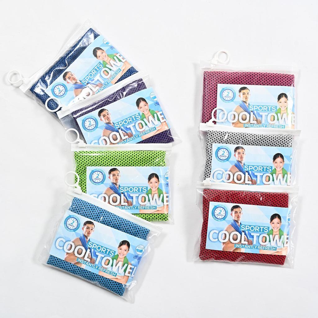 Serviette de Sport Rafraîchissante en Soie Glacée - Séchage Rapide, Logo Personnalisable, Parfaite pour le Fitness au Printemps et en Été