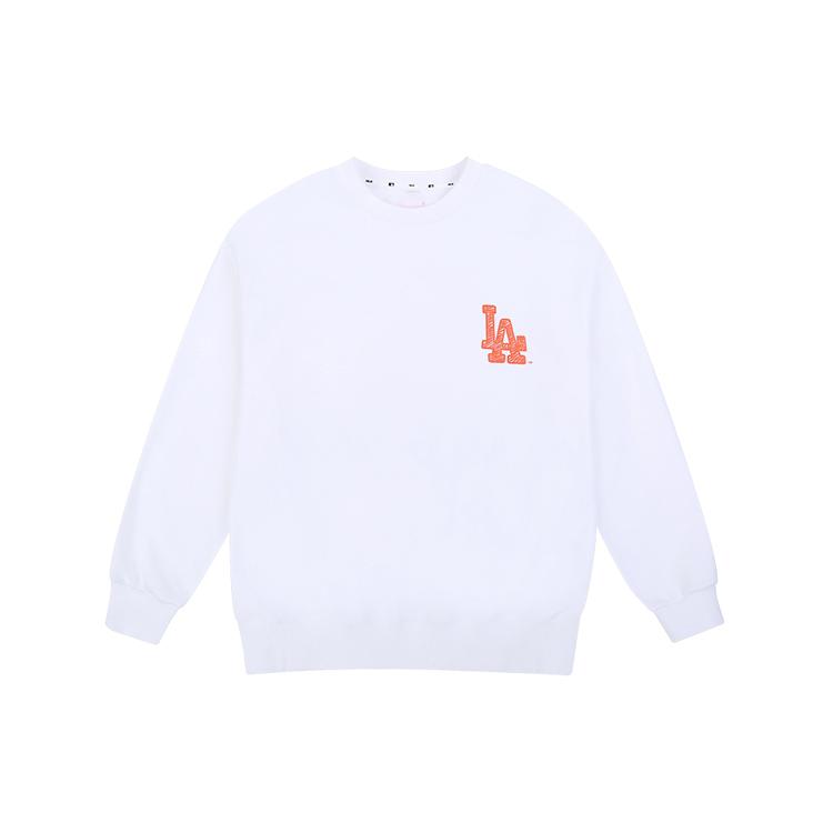 MLB Like Collection Sweatshirts Unisex White Crew Neck Moderate Regular 31MT08011-07W