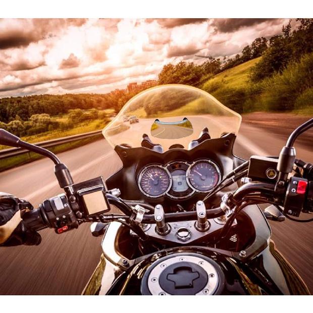 Weitwinkel Verstellbarer Sicherheitsspiegel Rückspiegel Totwinkelspiegel Windschutzscheibe für R1200GS R1250GS