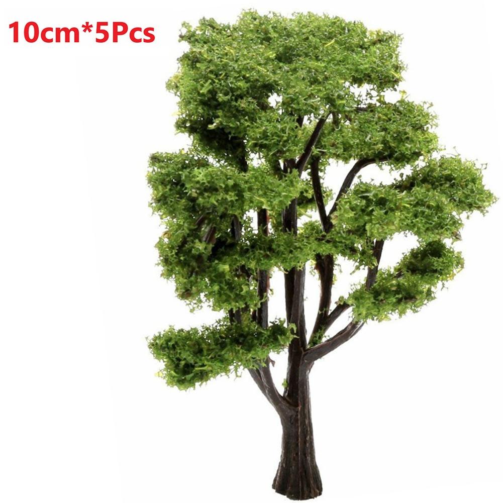 10pcs Train Railway Model Trees Scenery Diorama Layout Artificial Tree 8cm/10cm