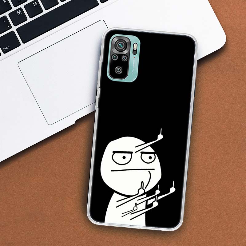 Zabawny mężczyzna niż środkowy palec etui na telefon dla Xiaomi Redmi 12 12C 10 10C 10A 9T 9C 9A 9 8 8A 7 7A 6 6A K20 K30 K40 Pro S2 Fundas