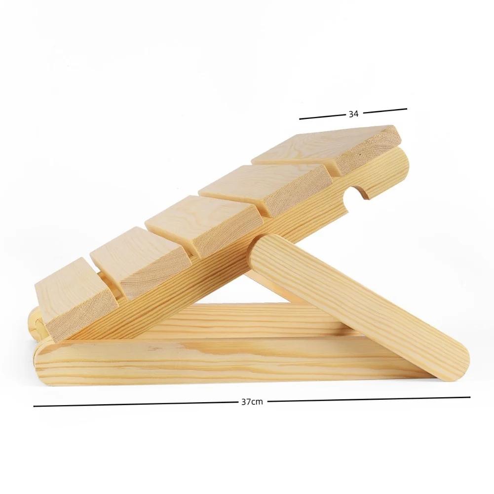 1PC Sauna Headrest Home Furniture Parts 37x34cm Wooden Sauna Rooms Accessories Headrest For Comfort & Support For Relaxation