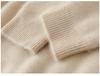 Men's 100% Wool Round Neck Loose Casual Sweater - Thickened Long Sleeve Knitwear