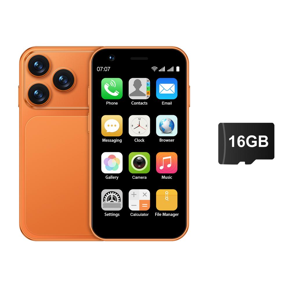SERVO 18SE MINI Kleines Android-Smartphone 3G WCDMA Dual-SIM-Karte 2GB+16GB Play Store Wi-Fi Gesichtserkennung 3,0 Zoll Mini-Smartphones