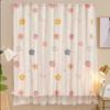 Non-perforated Magic Blackout Curtain Stickers Pasted Dormitory Windows Permeable Light Rental Gauze Curtains
