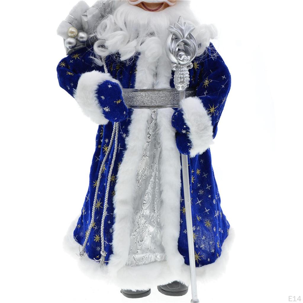 Santa Claus Figurines, Standing Figurines Decorations Gift for Indoor Home Office