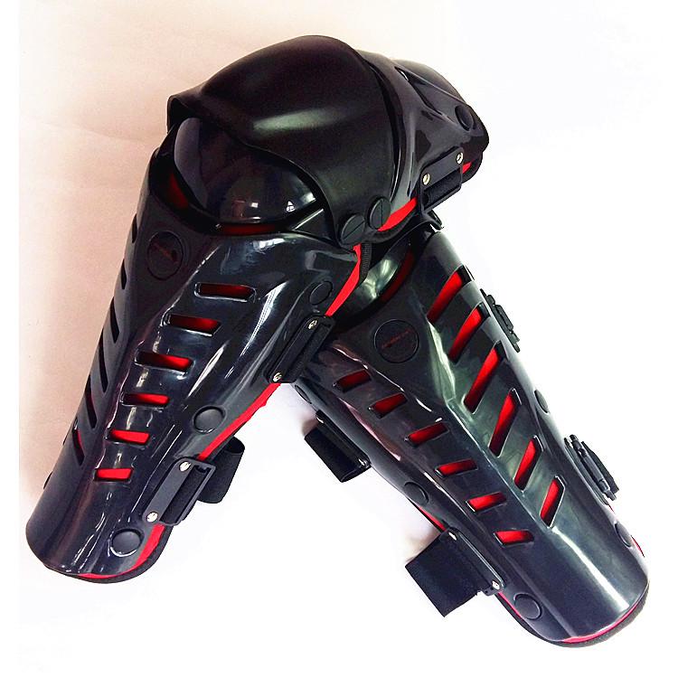 Baishengxin SX025 Articulated Off-Road Motorcycle Knee Pads чёрный/красный