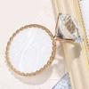 1Pc Big Diamond Nail Art Display Stand Nail Design Photo Props Manicure Tool Round Heart Shape Gold Silver